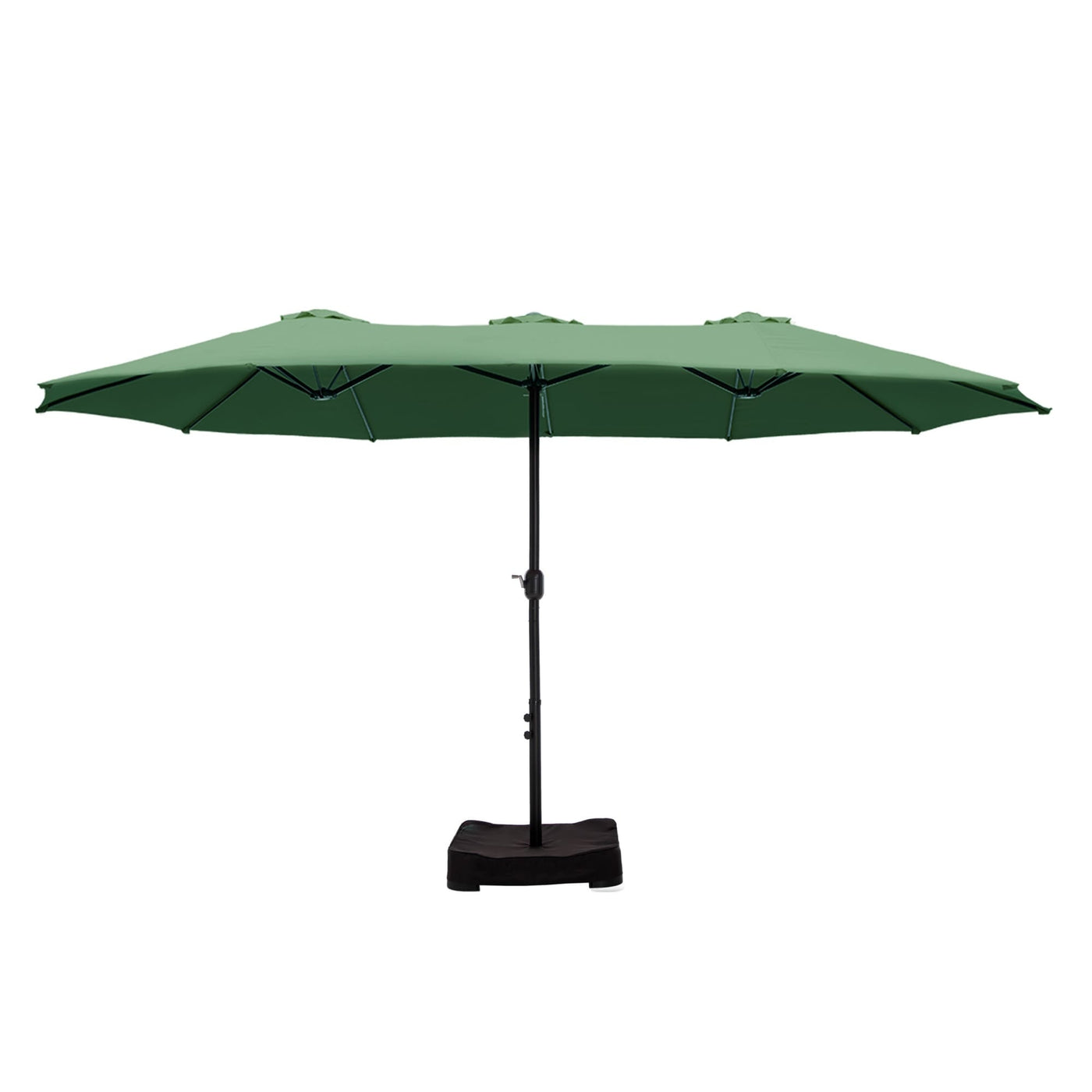 MAISON ARTS 15ft Double-Sided Patio Extra Large Twin Umbrella with Base Included
