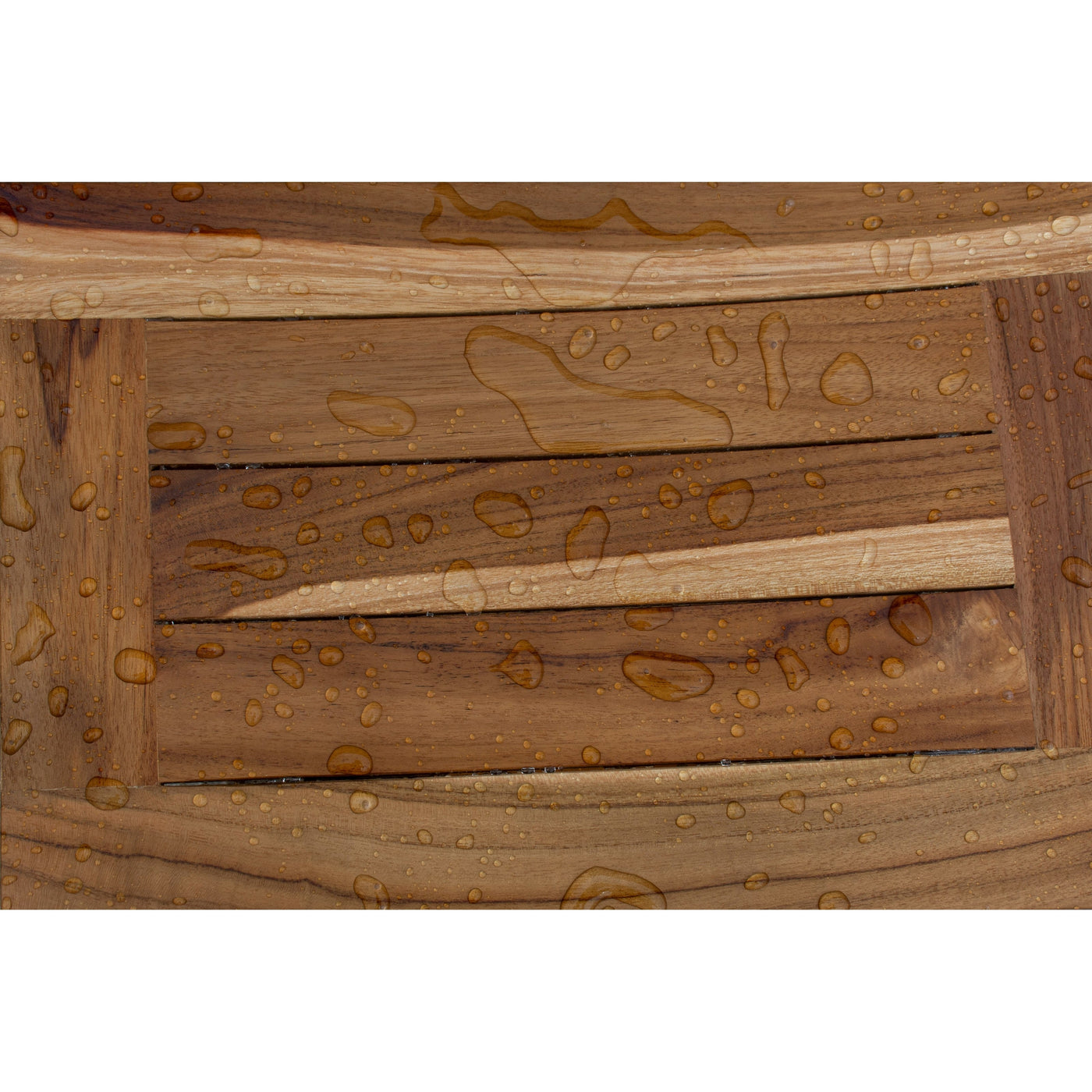 EcoDecors, Bench, Shower Stool, Shower Seat, Shower Chair for Inside Shower, Small Bench, Teak Shower Bench, Shower Foot Rest