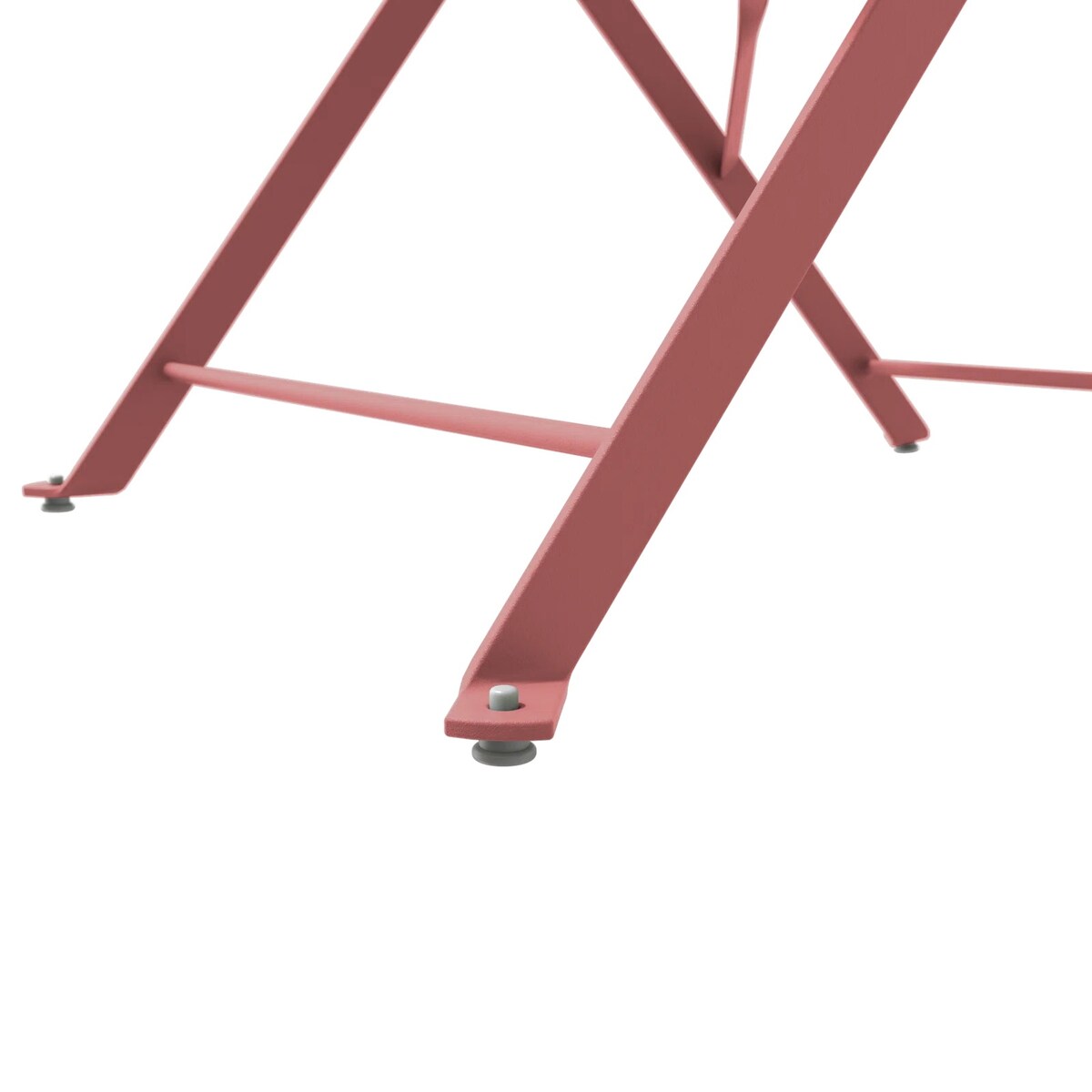 3pc Metal Folding Bistro Set, Weather-Resistant Outdoor/Indoor Conversation Set for Patio, Yard, Garden