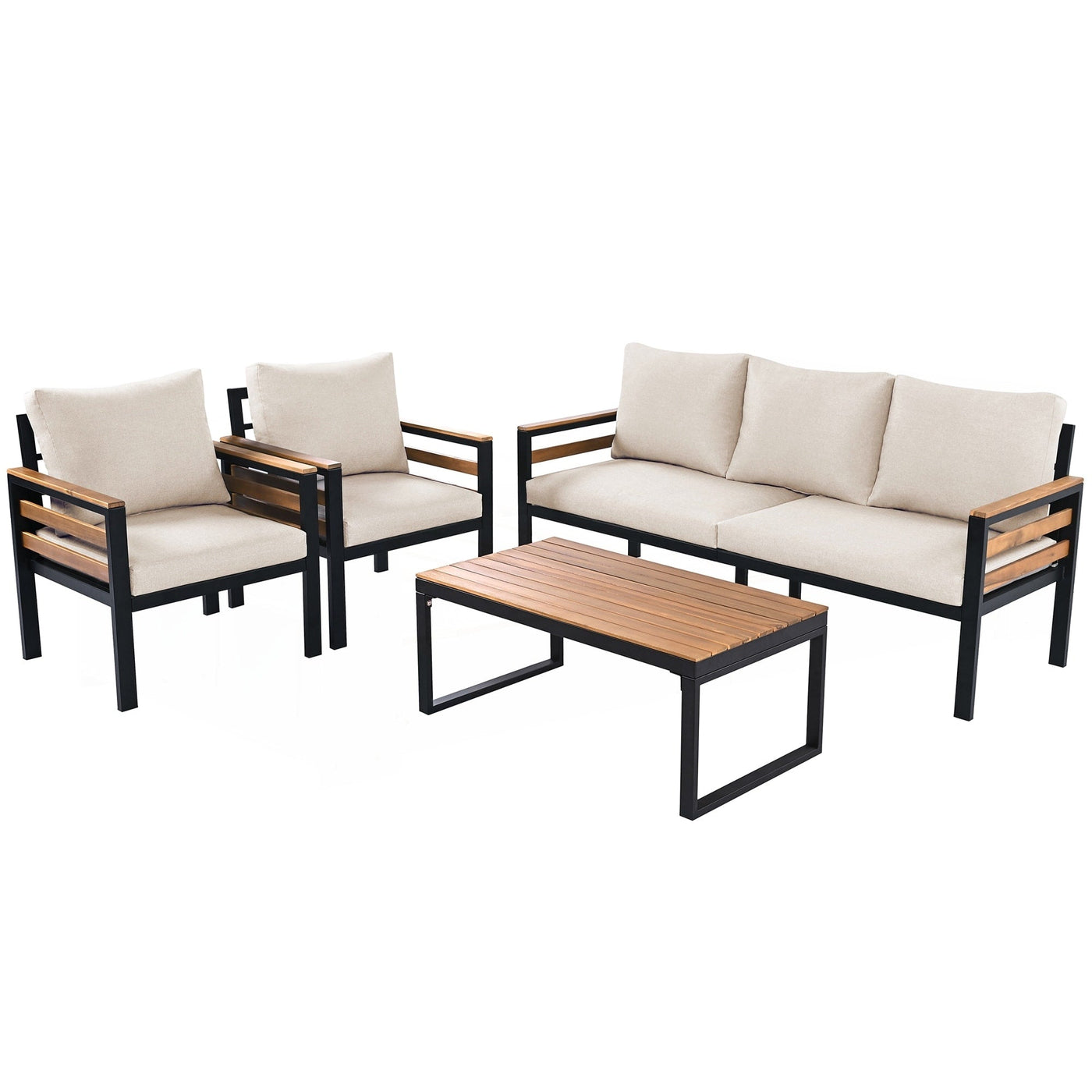 4-Piece Outdoor Furniture Sofa Set