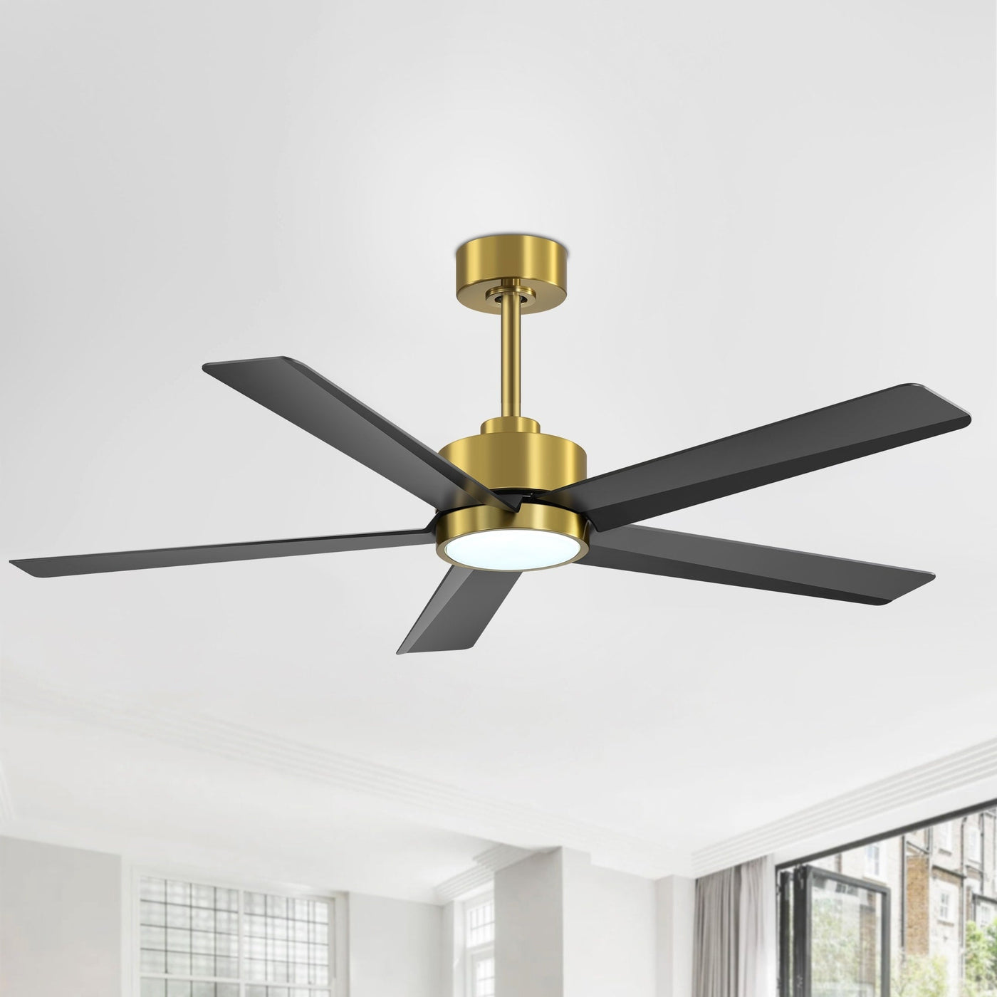 Breezary 65/52/42 5-Blade LED Ceiling Fan with Light Kit and Remote