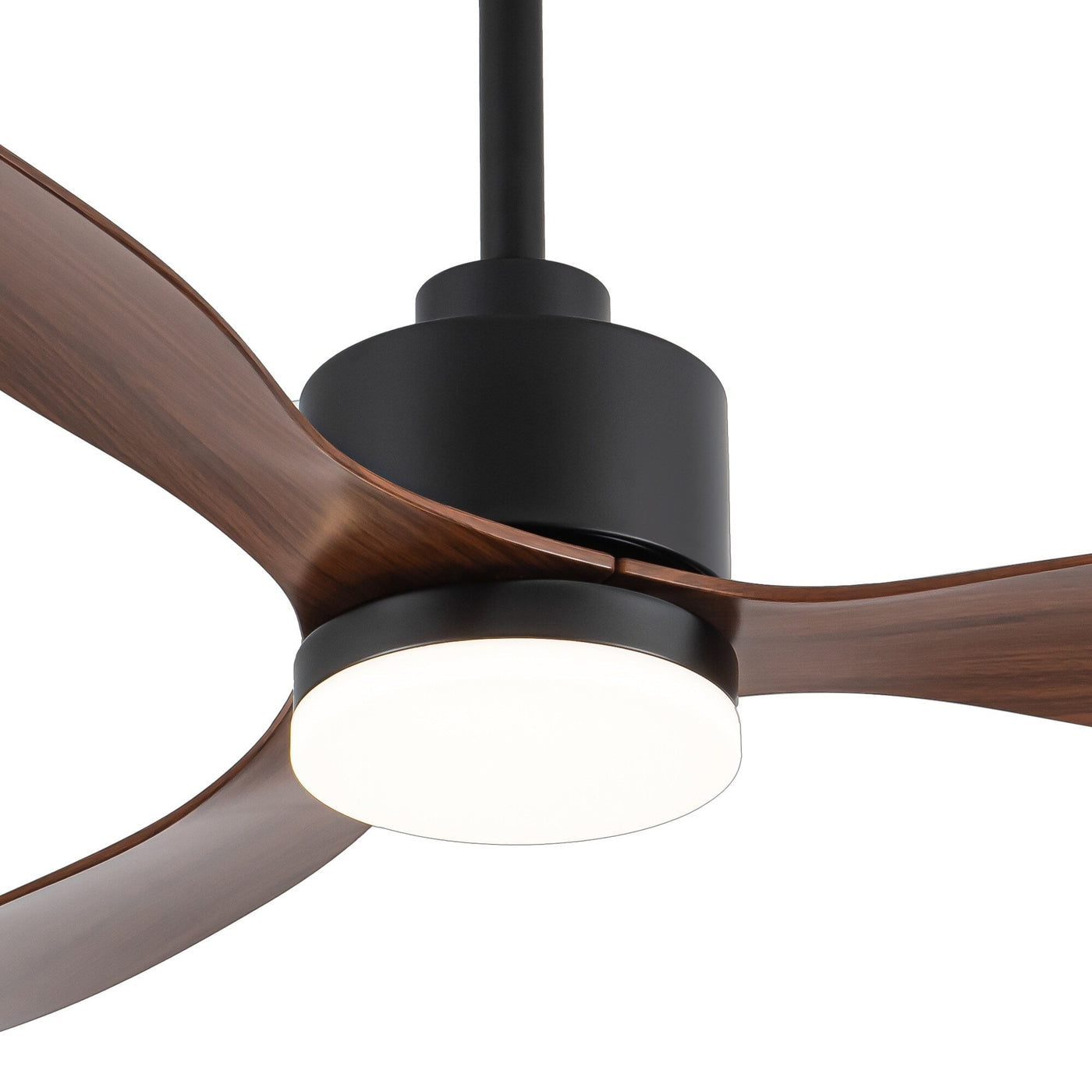 52 Inch LED Ceiling Fan with Lights Remote(3-Blade)