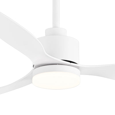 52 Inch LED Ceiling Fan with Lights Remote(3-Blade)