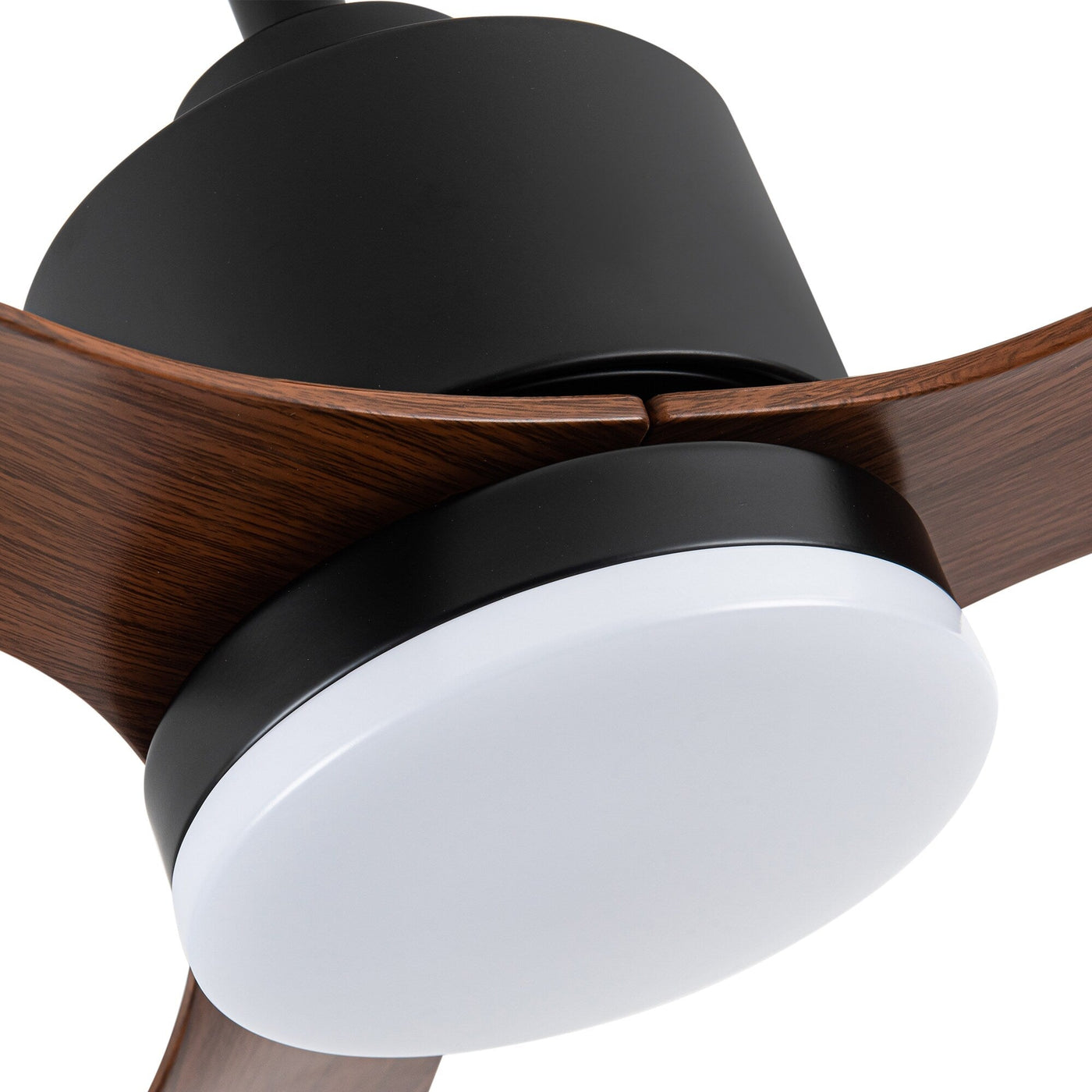 52 Inch LED Ceiling Fan with Lights Remote(3-Blade)