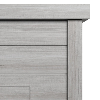 52 Shiplap Wall Mantel with 3D Fireplace Insert