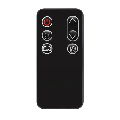 52 Shiplap Wall Mantel with 3D Fireplace Insert