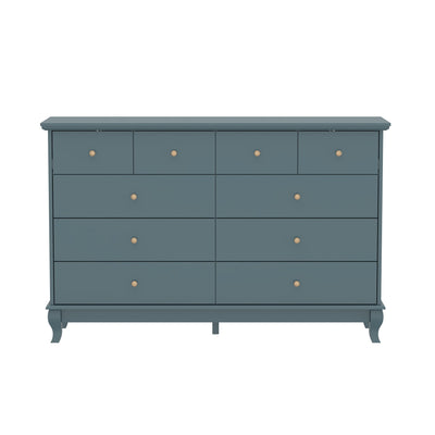 55.1 Wide Double Bedroom Dresser with Storage Drawers