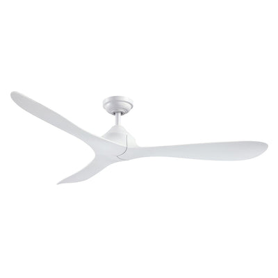 56 Modern Black 3-Blade Propeller DC Ceiling Fan with Remote