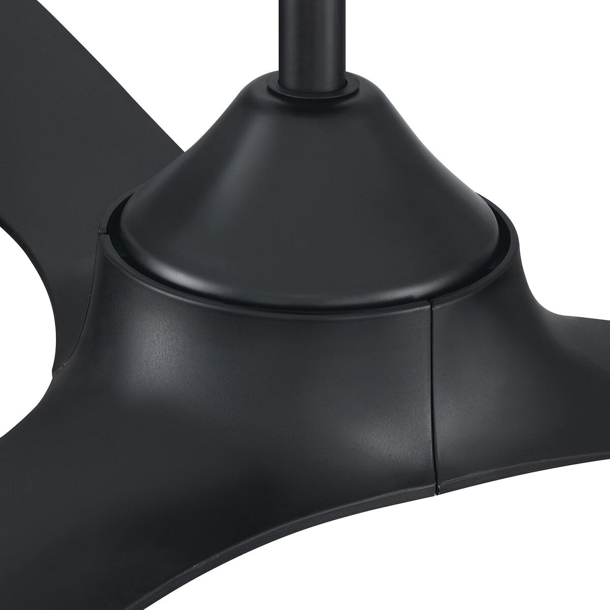 56 Modern Black 3-Blade Propeller DC Ceiling Fan with Remote