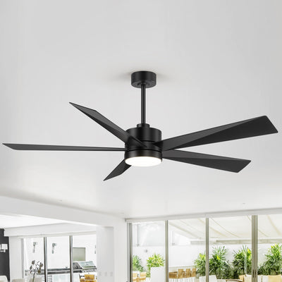 Breezary 65/52/42 5-Blade LED Ceiling Fan with Light Kit and Remote