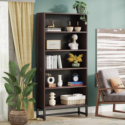 70.8 Inches Tall Bookcase and Bookshelf, 5-Tier Large Bookcases - 11.81D x 31.5W x 70.87H