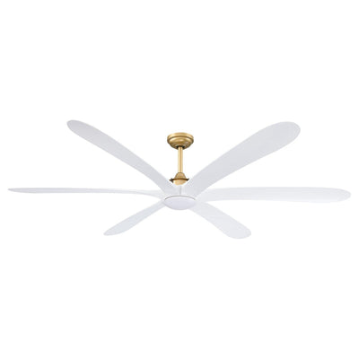 72-inch Driftwood 6-Blade Large DC Ceiling Fan with Light and Remote