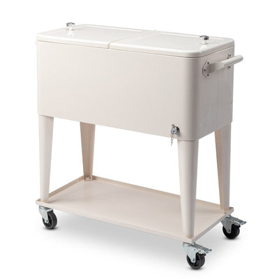 80QT Iron Spray Cooler with Shelf