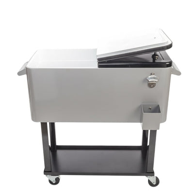 80QT Iron Spray Cooler with Shelf