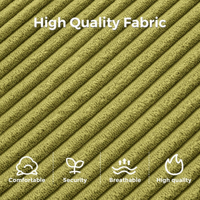 8 Corduroy Folding Couch Sofa Bed,Single