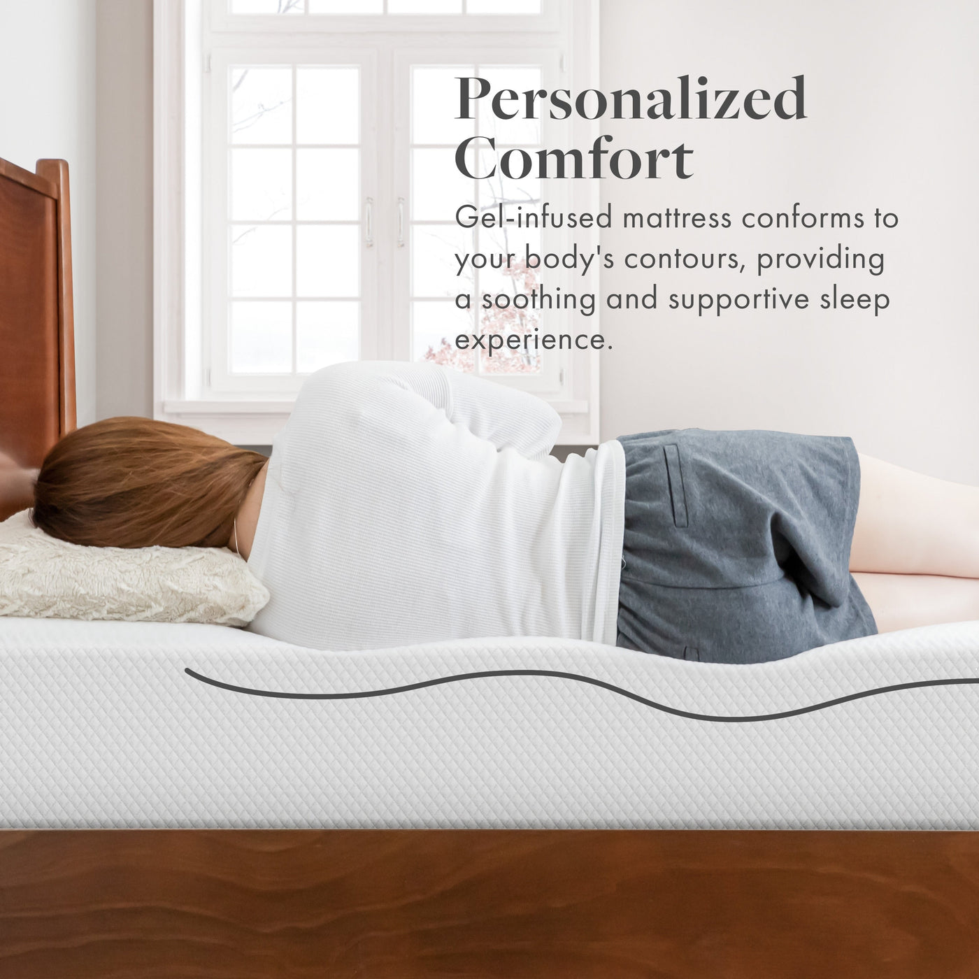 SoftNest Rejuv Collection 6-inch Premium Gel Memory Foam Mattress