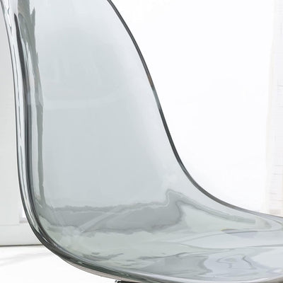 Acrylic Swivel adjustable height Armless Home office Rolling Chair