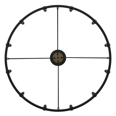 Acroma 12-light Farmhouse 40In Wagon Wheel Chandelier with UL - 40'' D x 138'' H