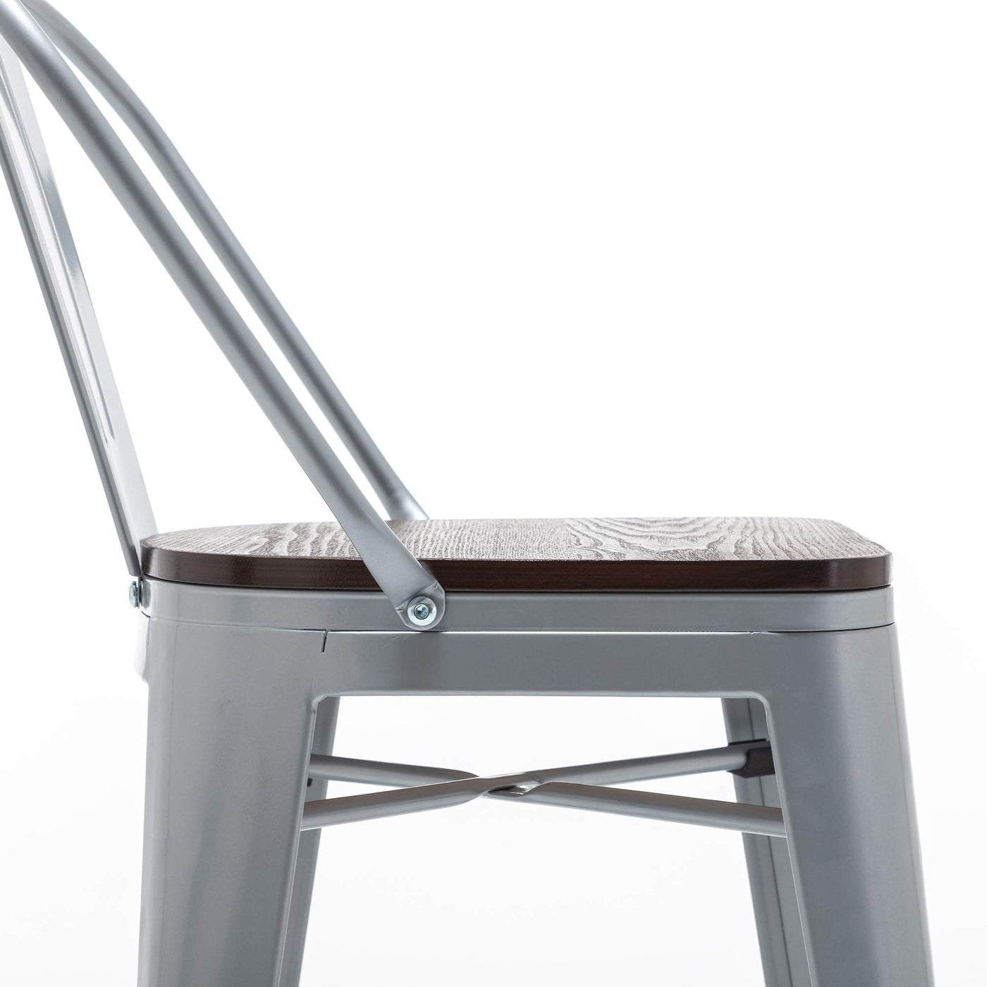 Andeworld farmhouse bar stools ,counter height bar stools set of 4 - Set of 4