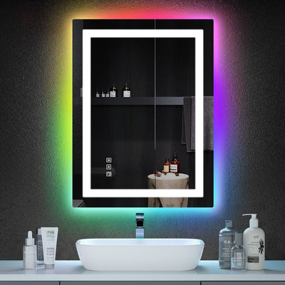 Anti-Fog RGB Backlit & LED Frontlit Bathroom Mirror