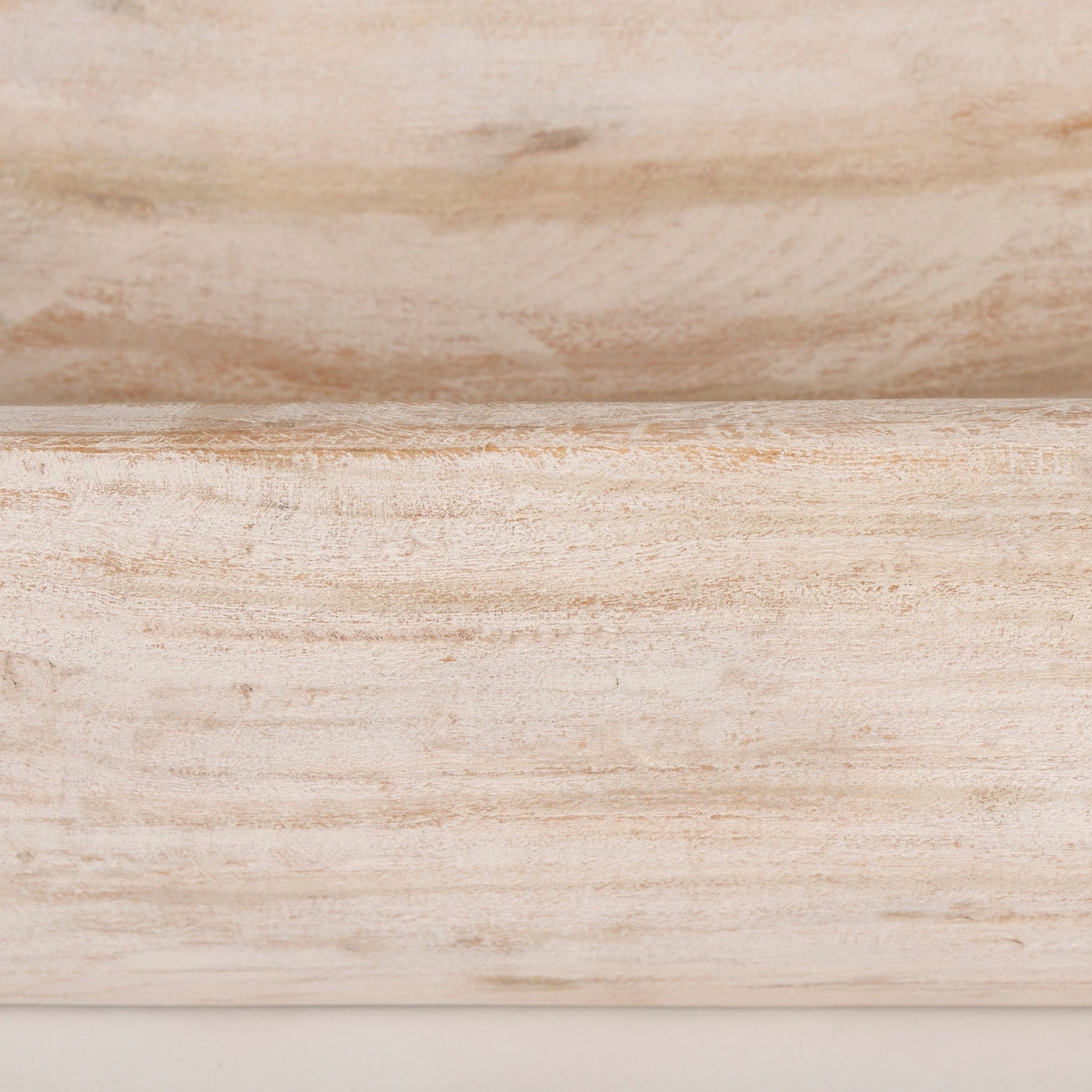 Athena Extra Large Oblong Black-Brown Reclaimed Wood Bowl - 26.0L x 10.0W x 7.0H