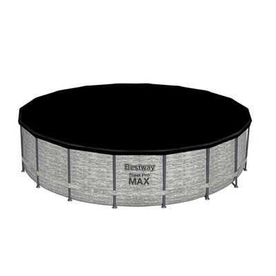 Bestway Steel Pro MAX Round Above Ground Swimming Pool with Pump & Cover