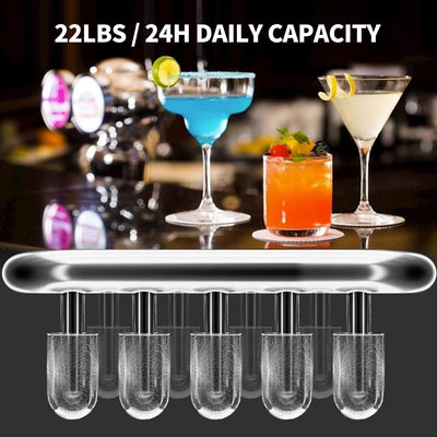 Black 3 in 1 Hot and Cold Water Dispensers with Ice Maker