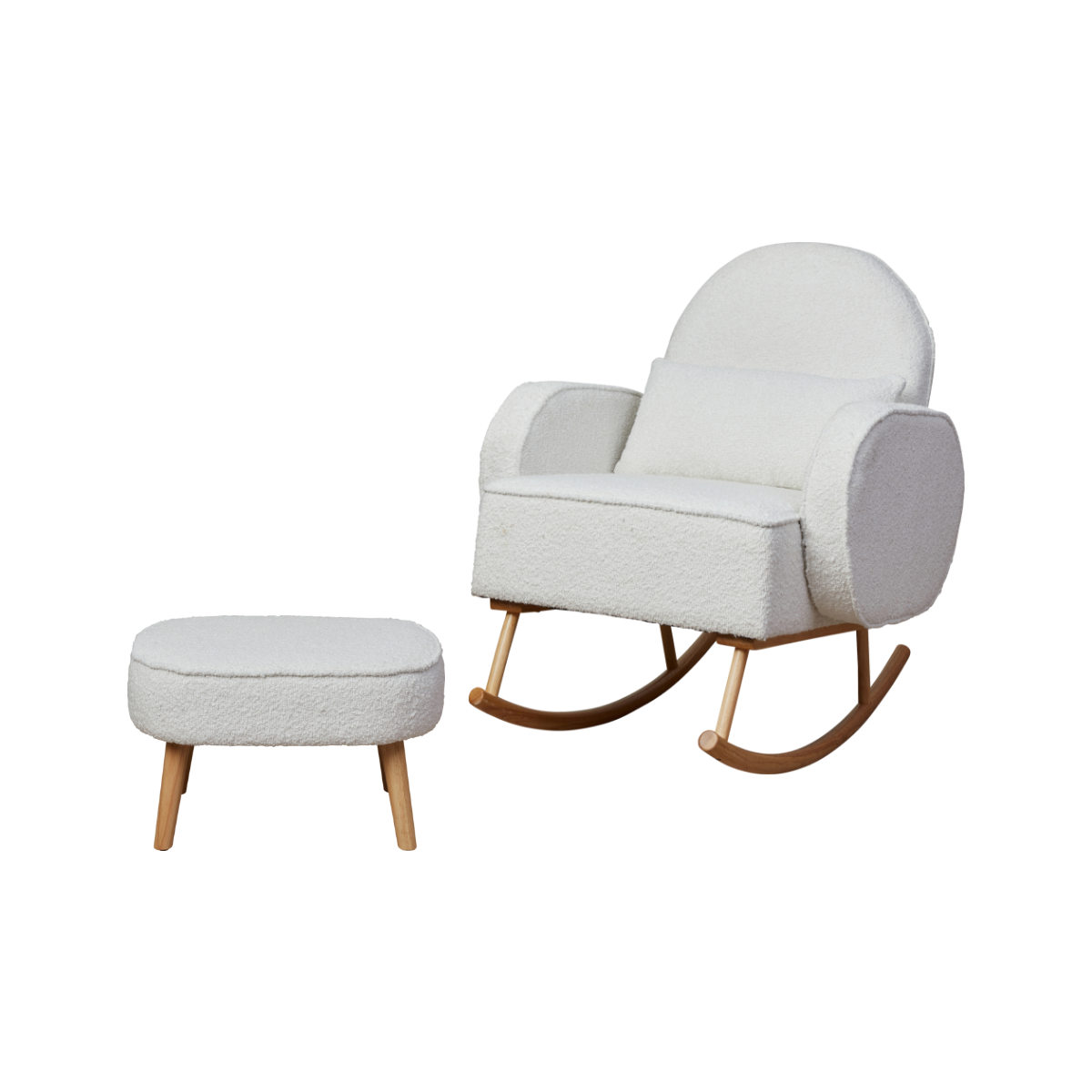 Buddy 2-in-1 Rocking Chair and Stool Bundle