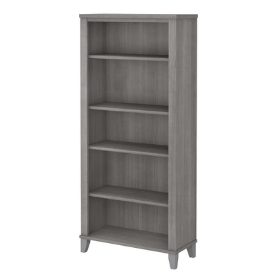Bush Furniture Somerset Tall 5 Shelf Bookcase with Adjustable Shelves