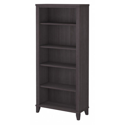 Bush Furniture Somerset Tall 5 Shelf Bookcase with Adjustable Shelves