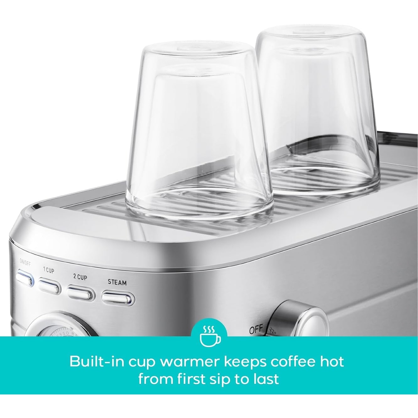 CASABREWS CM5418 Espresso Machine 20 Bar with Milk Frothing Steam Wand