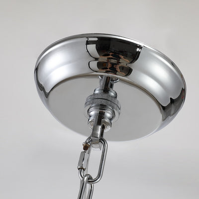 Candle Style Lantern Pendant Stairway or Kitchen Island Open Cage Chandelier - N/A