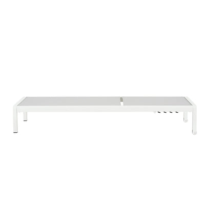 Cape Coral Outdoor Aluminum Chaise Lounge (Set of 2) by Christopher Knight Home - 77.56 D x 25.20 W x 11.80 H