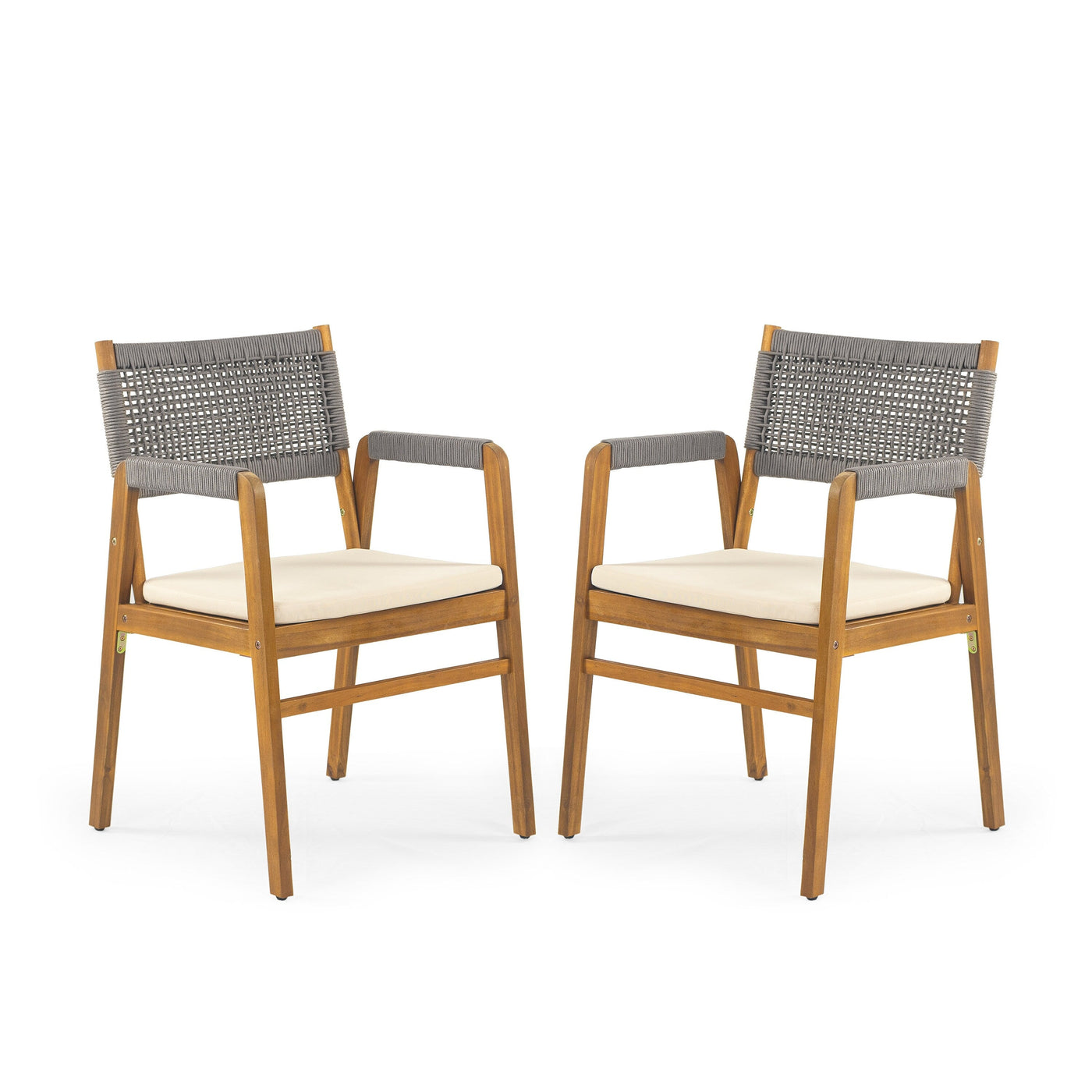 Captef Outdoor 5-piece acacia wood Dining Set by Christopher Knight Home