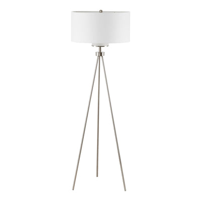 INK+IVY Pacific Metal Tripod Floor Lamp with Glass Shade