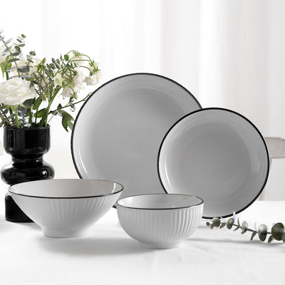 Christian Siriano Lustra Stoneware Dinnerware Set
