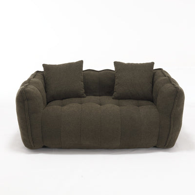 Comfortable square recliner sofa