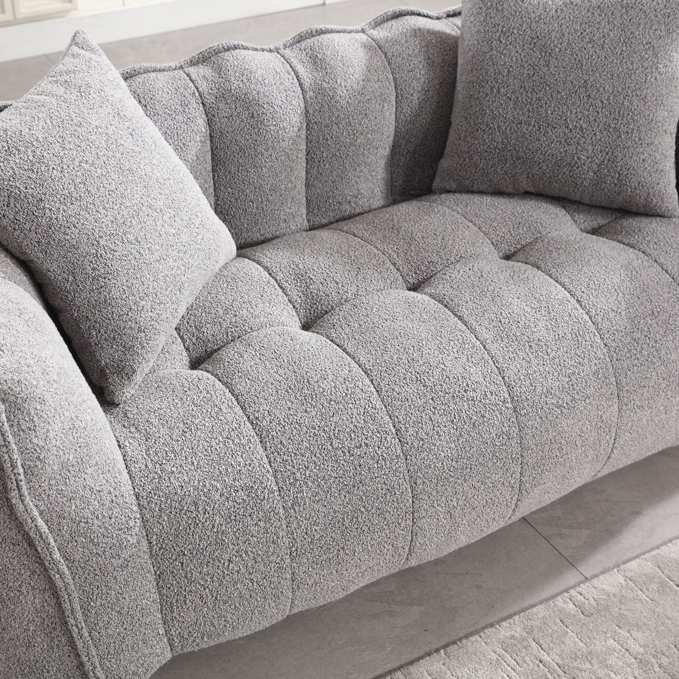 Comfortable square recliner sofa