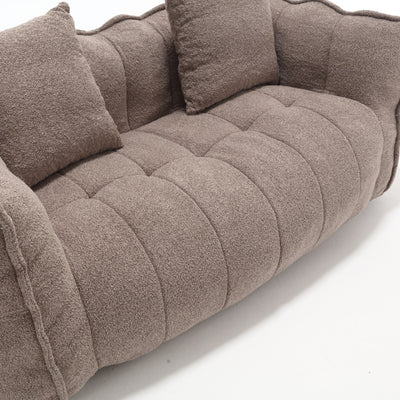 Comfortable square recliner sofa