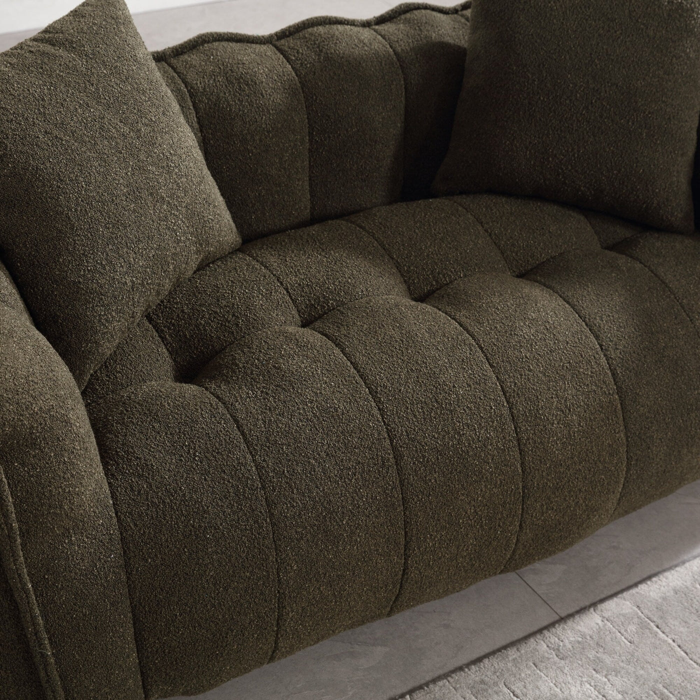 Comfortable square recliner sofa