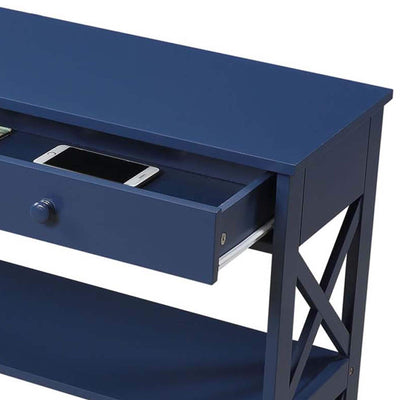 Convenience Concepts Oxford 1 Drawer Console Table with Shelves