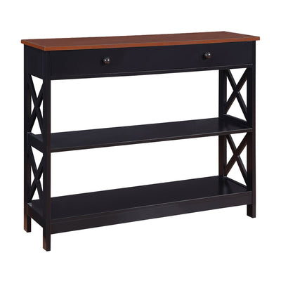 Convenience Concepts Oxford 1 Drawer Console Table with Shelves