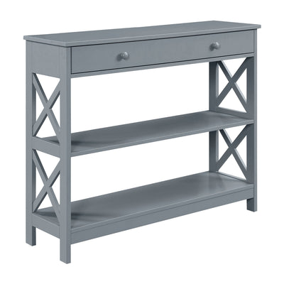Convenience Concepts Oxford 1 Drawer Console Table with Shelves