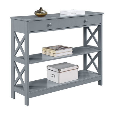 Convenience Concepts Oxford 1 Drawer Console Table with Shelves