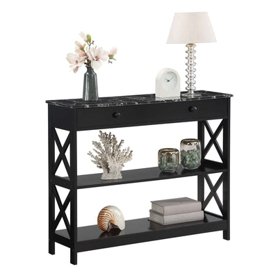 Convenience Concepts Oxford 1 Drawer Console Table with Shelves