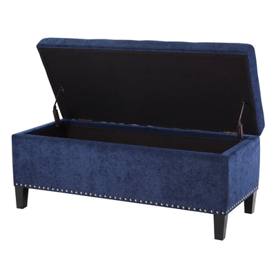 Madison Park Shandra II Tufted Top Soft Close Storage Bench