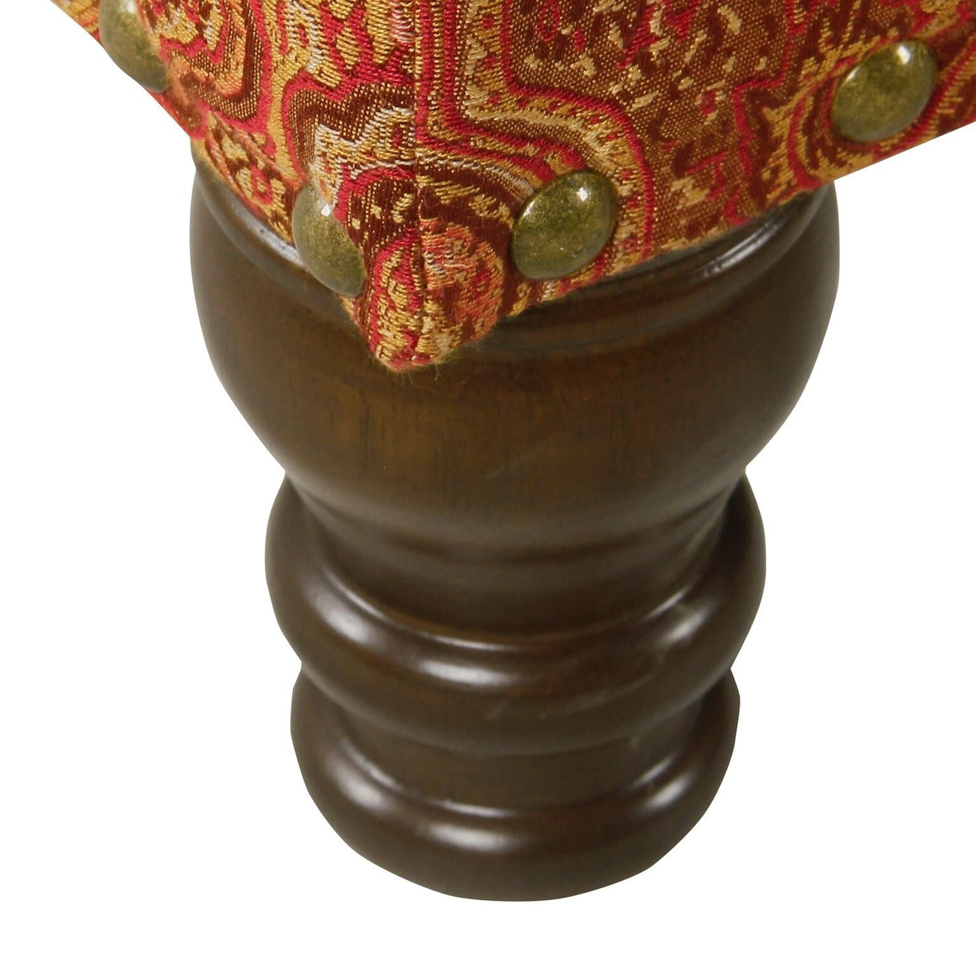 Copper Grove Muscari Upholstered Storage Bench with Nailhead Trim