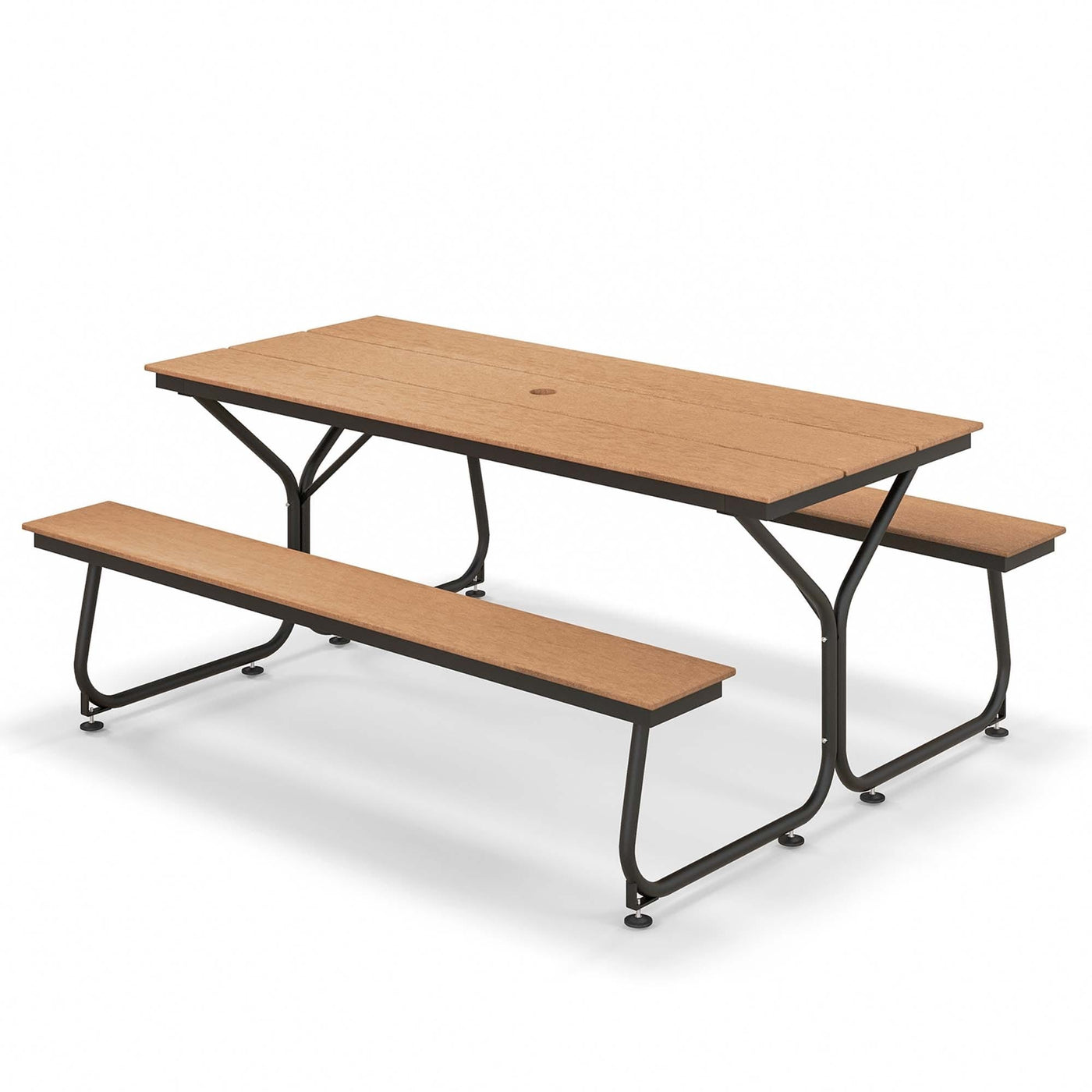 Costway 6FT Picnic Table Bench Set Outdoor HDPE Heavy-Duty Table for - See Details