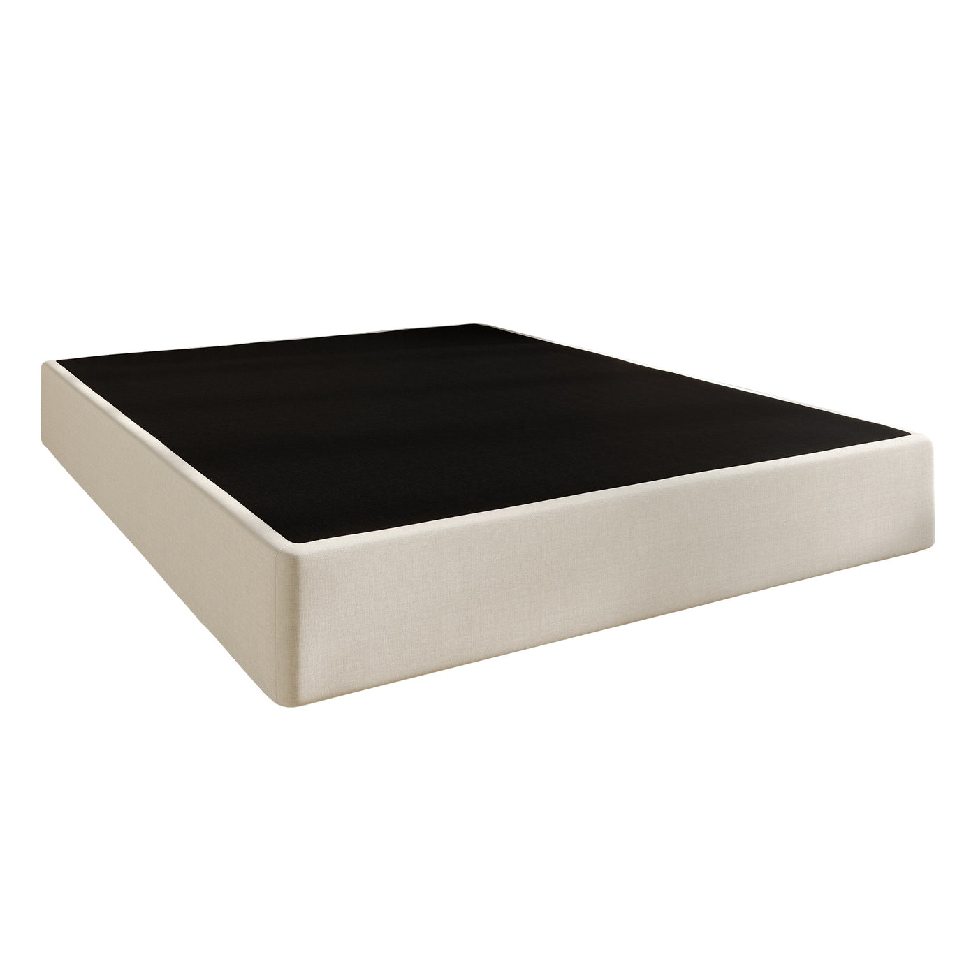 CraftPorch Upholstered Linen Metal Box Spring