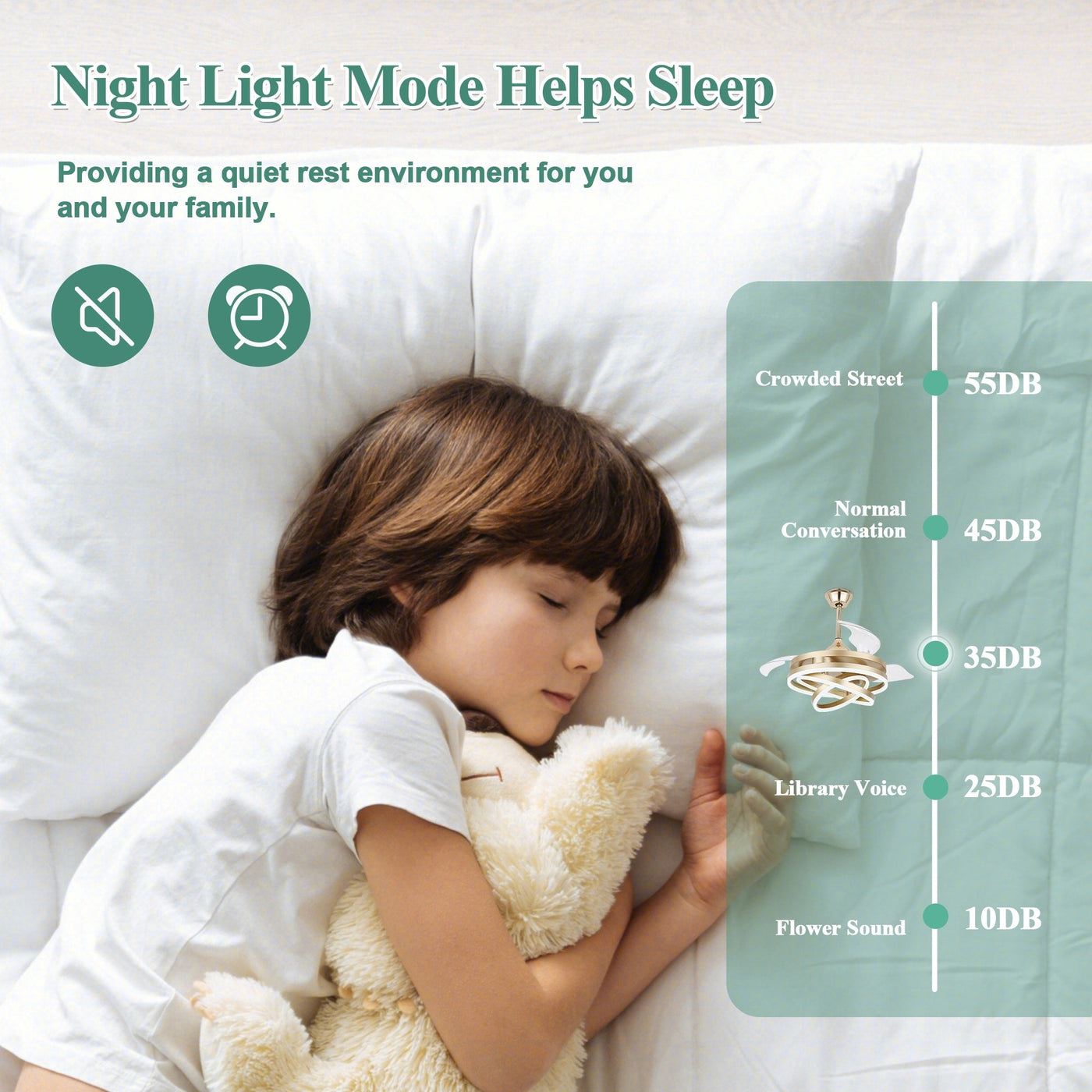 Cusp Barn 42 Retractable Ceiling Fan with Lights and Remote DIY Shape Fandelier Modern Silent DC Motor LED Ceiling Light